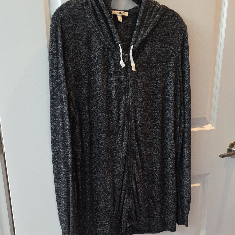 Women's Gray Hooded Sweater